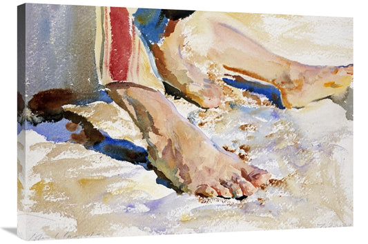 Global Gallery GCS-268510-36-142 36 in. Feet of an Arab, Tiberias